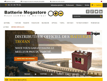 Tablet Screenshot of batteriemegastore.fr